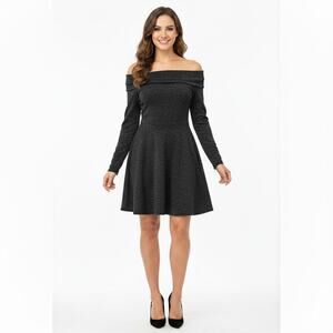 Charming Charlie Off-Shoulder A-Line Dress